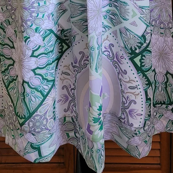 NWT Eva Mendes Floral Swing Dress Size Large (NY&CO) - Picture 3 of 10